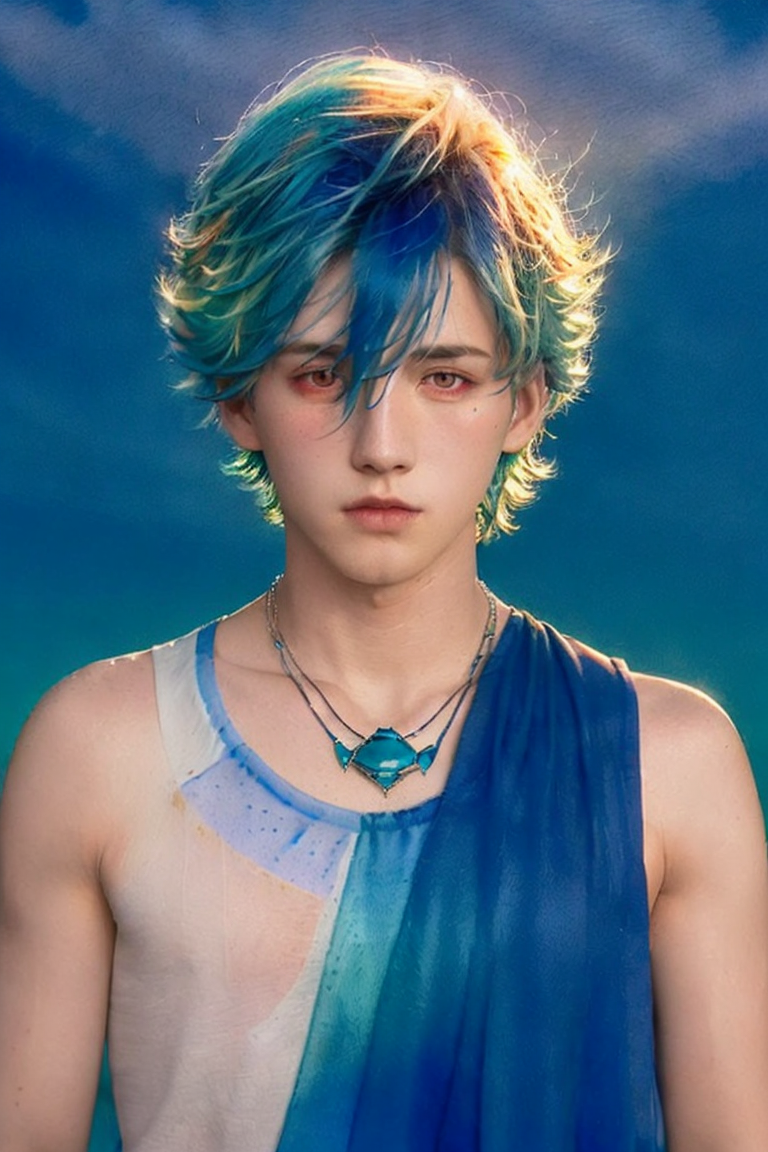 00932-2807153298-_lora_handsome_0.7_1boy,blue hair,necklace,multicolored hair,blue background,multicolored background,hair between eyes.png
